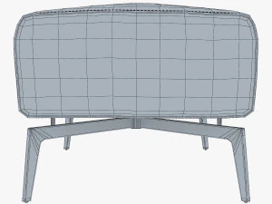 carol ottoman 3D Model