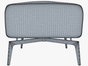 carol ottoman Modello 3D