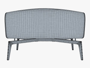 carol ottoman Modello 3D