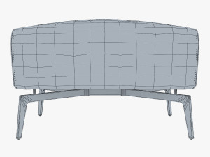 carol ottoman Modello 3D