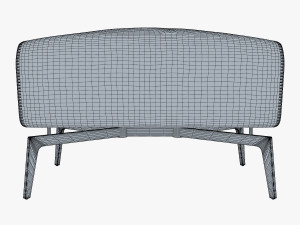 carol ottoman Modello 3D