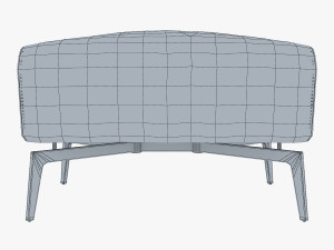 carol ottoman Modello 3D