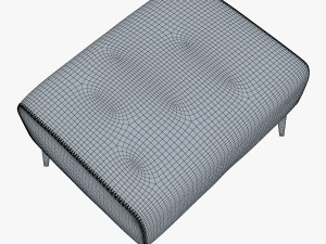 carol ottoman Modello 3D