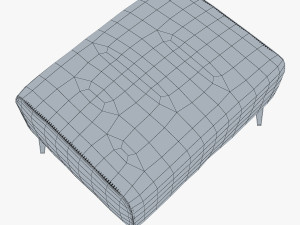 carol ottoman Modello 3D