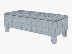 cu8367 ottoman 3D 模型