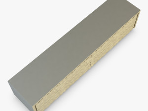 fendi tv console stand 3D-Modell