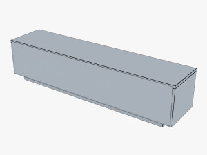 fendi tv console stand 3D-Modell