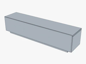 fendi tv console stand 3D Model