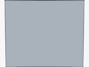 fendi tv console stand 3D Model