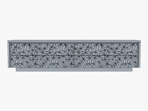 fendi tv console stand 3D-Modell