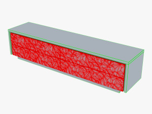 fendi tv console stand 3D-Modell