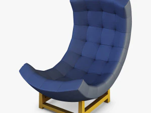 sill&oacute;n luna Modelo 3D