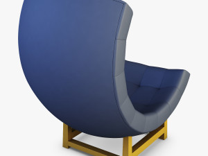 luna armchair Modelo 3D