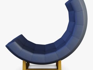 luna armchair Modelo 3D