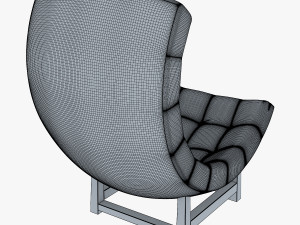 luna armchair Modelo 3D