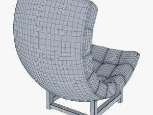 luna armchair Modelo 3D