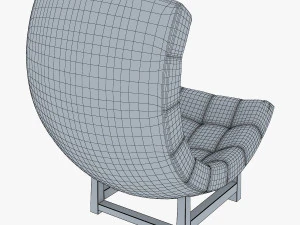 sill&oacute;n luna Modelo 3D