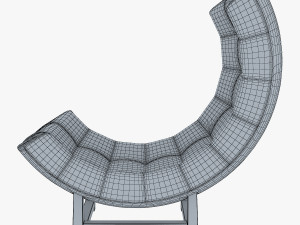 luna armchair Modelo 3D