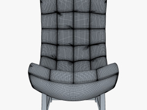 luna armchair Modelo 3D