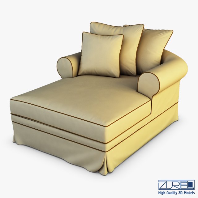ampoli lounge chair 3D Model .c4d .max .obj .3ds .fbx .stl .blend