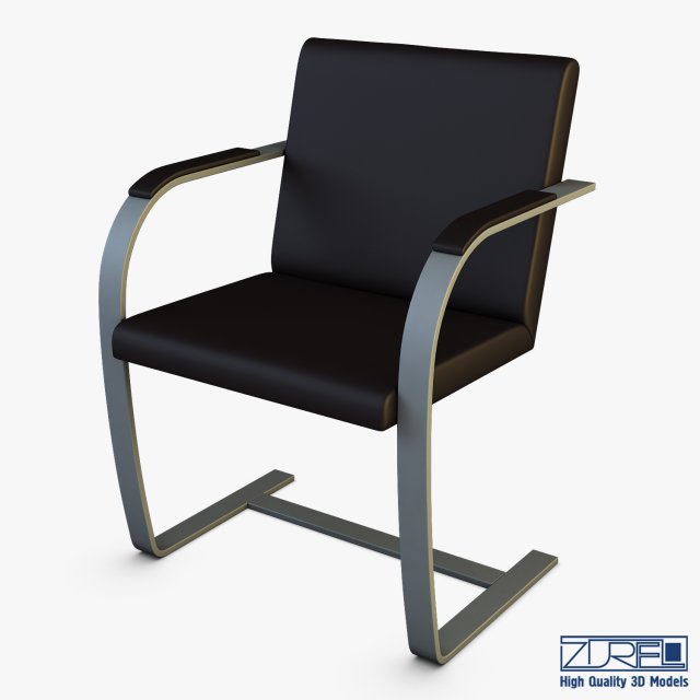 brno ludwig mies van der rohe-1929 Modèle 3D .c4d .max .obj .3ds .fbx .stl .blend