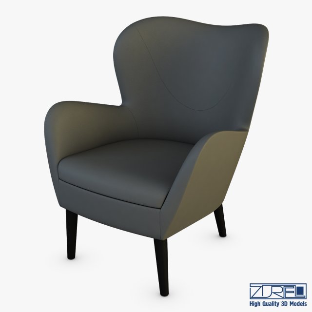 arc armchair 3D Модель .c4d .max .obj .3ds .fbx .stl .blend 