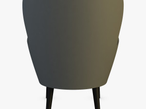 arc armchair 3D Модель