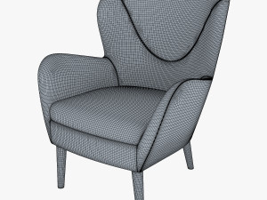 arc armchair 3D Модель