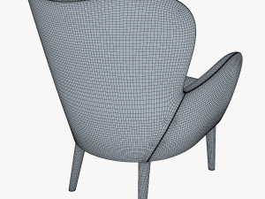 arc armchair 3D Модель