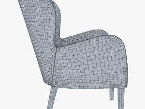 arc armchair 3D Модель