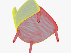 arc armchair 3D Модель