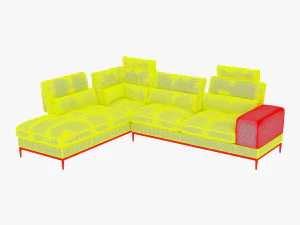 avocado sofa 3D Model