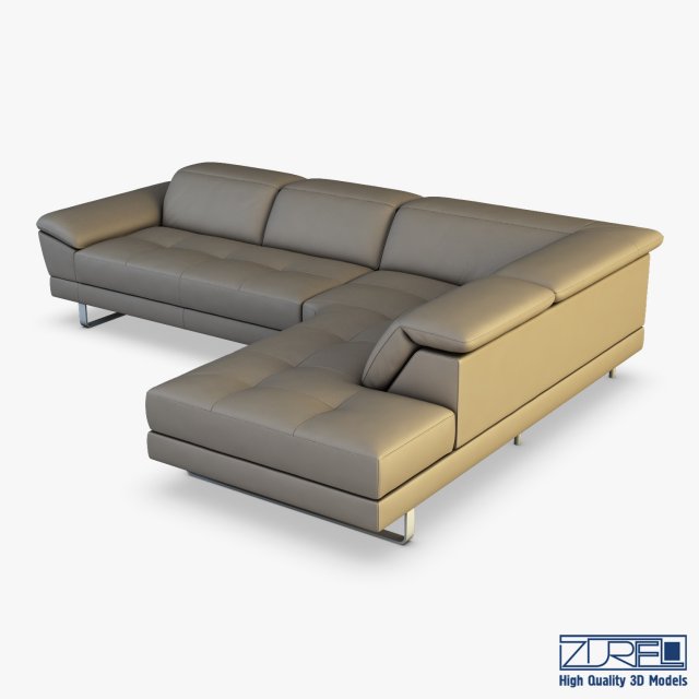b796 sofa 3D Модель .c4d .max .obj .3ds .fbx .stl .blend 