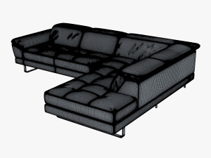 b796 sofa 3D Модель