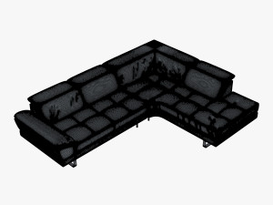 b796 sofa 3D Модель