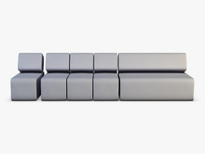 atollo sofa v 1 Modello 3D