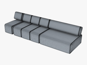 atollo sofa v 1 Modello 3D