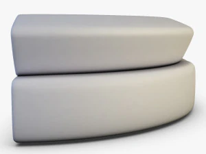 atollo sofa v 2 3D Model