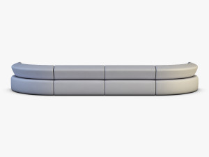 atollo sofa v 2 3D 모델