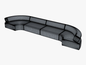 atollo sofa v 2 3D 모델