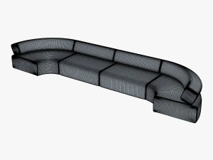 atollo sofa v 2 3D Model