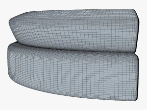 atollo sofa v 2 3D Model