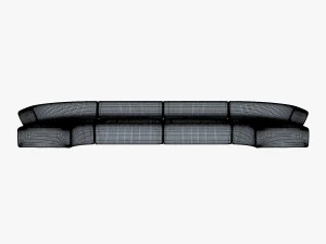 atollo sofa v 2 3D Model