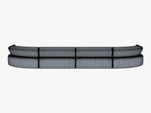 atollo sofa v 2 3D Model