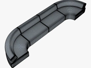 atollo sofa v 2 3D Model