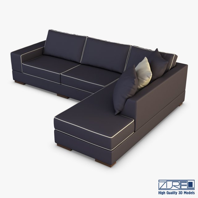 oscar sofa 3D मॉडल .c4d .max .obj .3ds .fbx .stl .blend 