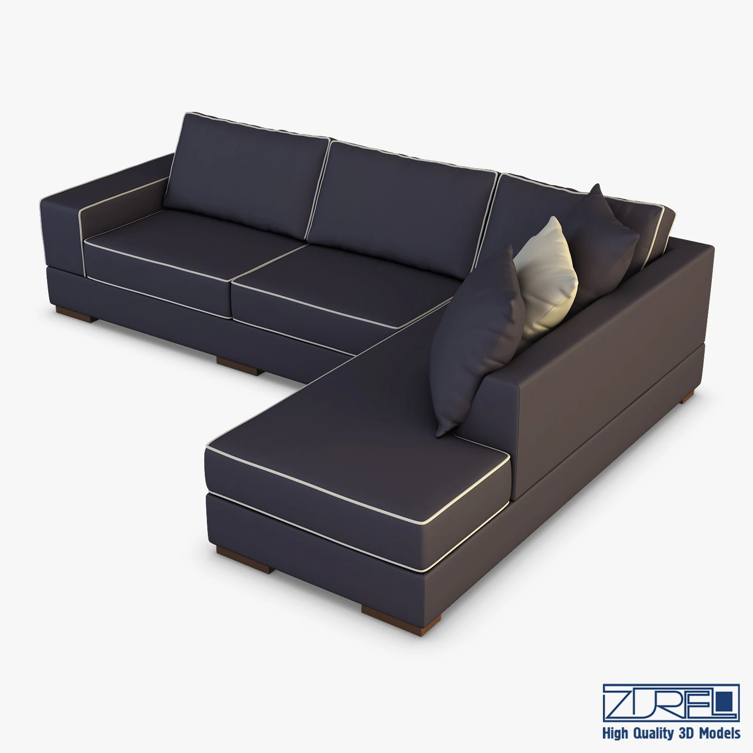 oscar sofa 3D Model .c4d .max .obj .3ds .fbx .stl .blend 
