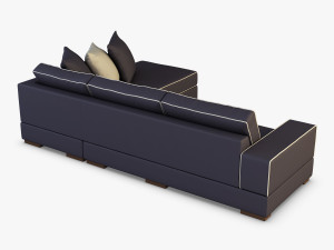 oscar sofa 3D मॉडल