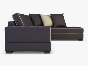 oscar sofa 3D मॉडल