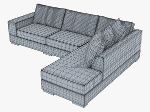 oscar sofa 3D मॉडल